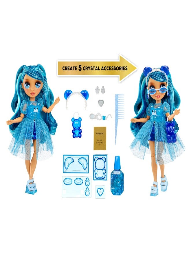 Rainbow High Creative Crystals Skyler - Blue 11” Fashion Doll with Crystal Accessory Make It Kit, Ring for You, DIY, Crafts, Resin Play, Kids Gift 8+ - Image 2